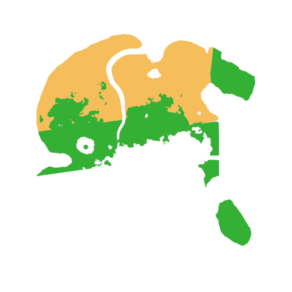Biome Rust Map: Procedural Map, Size: 2500, Seed: 1689813048