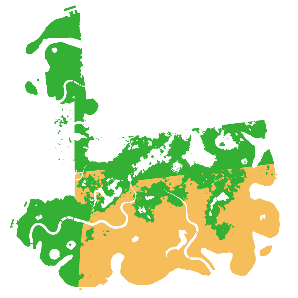 Biome Rust Map: Procedural Map, Size: 5000, Seed: 91593016
