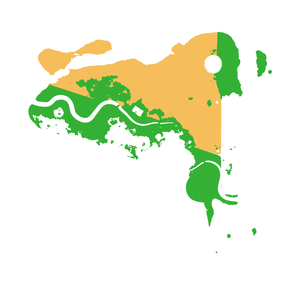 Biome Rust Map: Procedural Map, Size: 3000, Seed: 901110