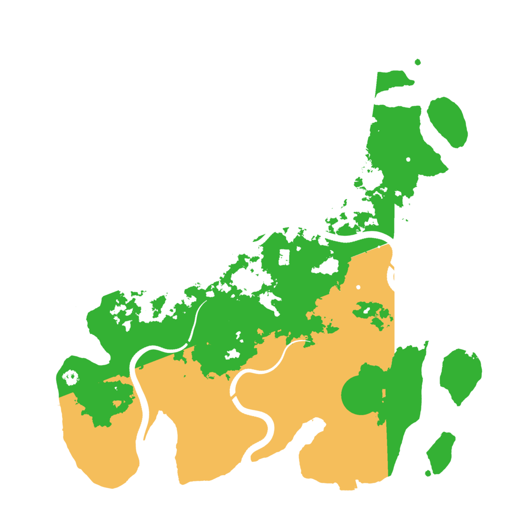 Biome Rust Map: Procedural Map, Size: 3500, Seed: 1934571