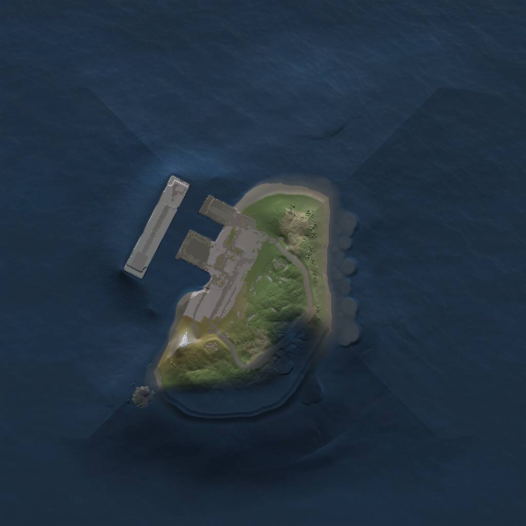 Rust Map: Procedural Map, Size: 1000, Seed: 1605900049, 2 Monuments