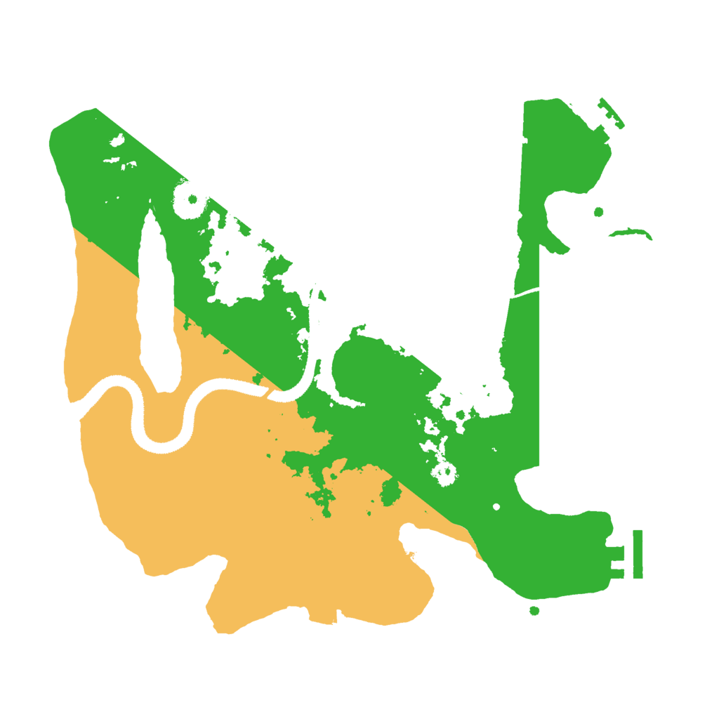 Biome Rust Map: Procedural Map, Size: 3000, Seed: 881856222