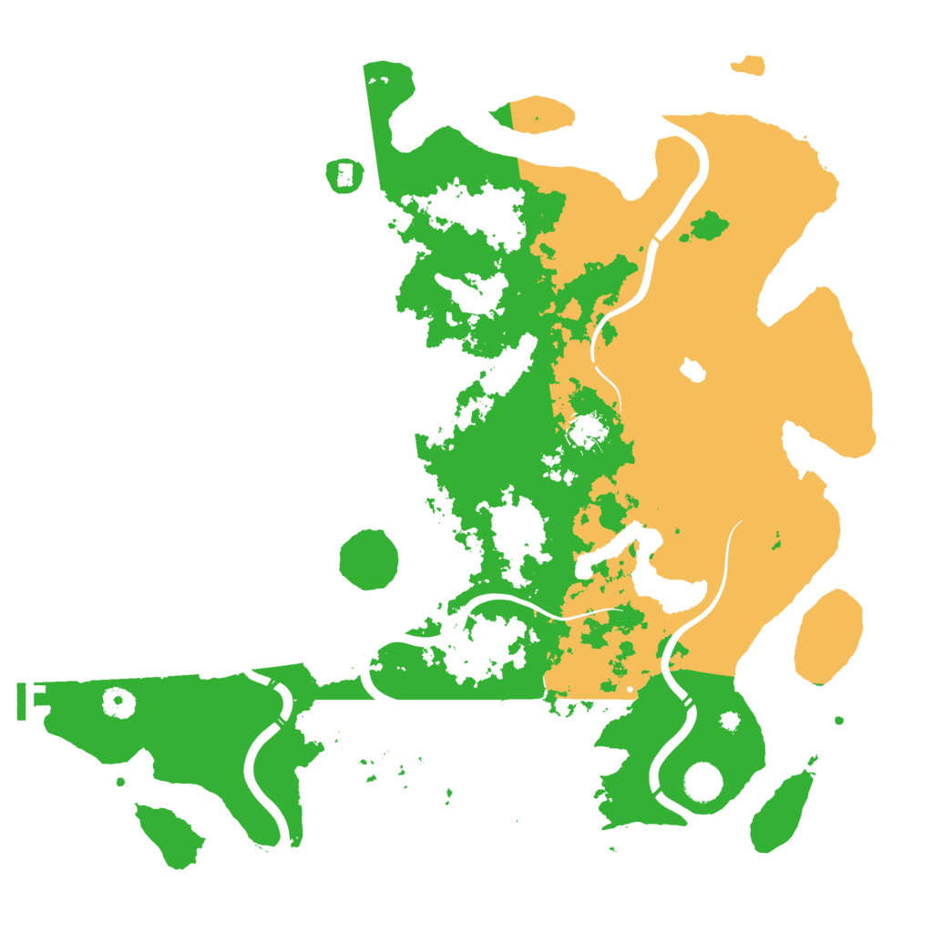 Biome Rust Map: Procedural Map, Size: 4300, Seed: 1928296105
