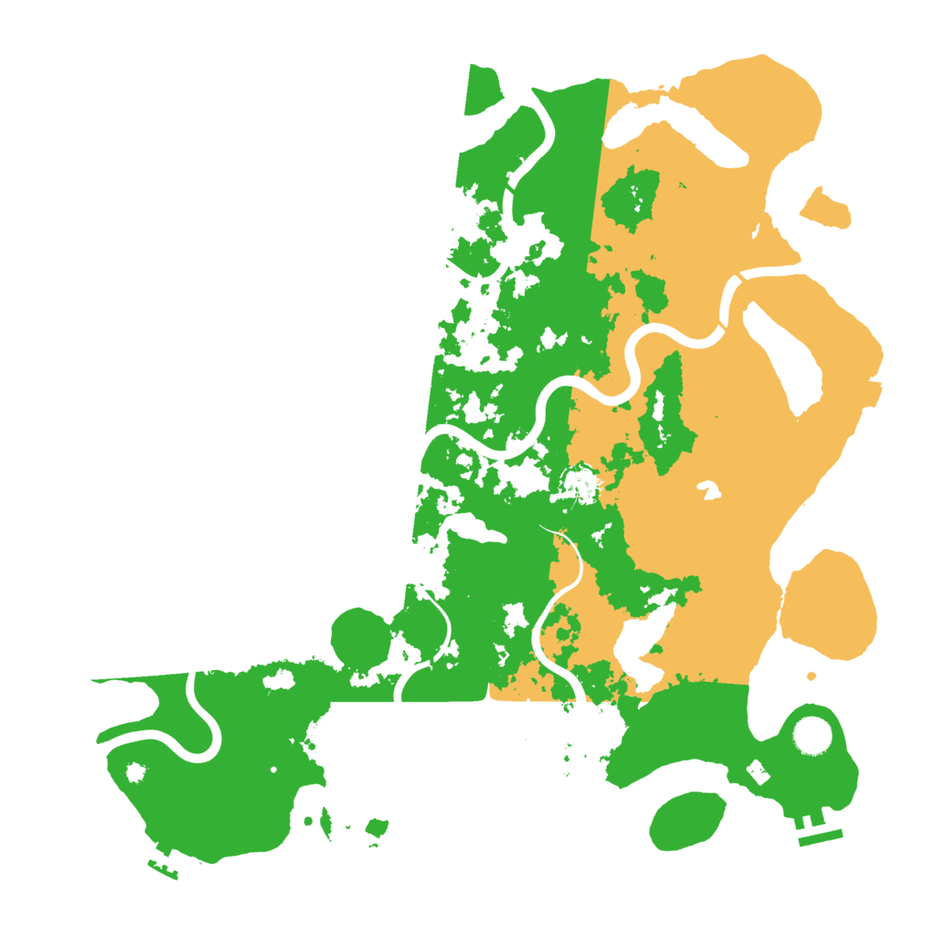 Biome Rust Map: Procedural Map, Size: 4250, Seed: 350240362