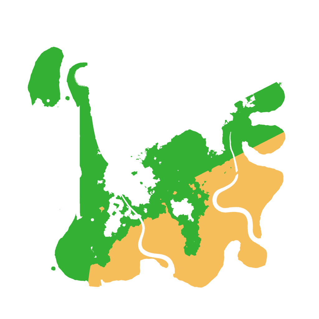 Biome Rust Map: Procedural Map, Size: 3000, Seed: 10457824