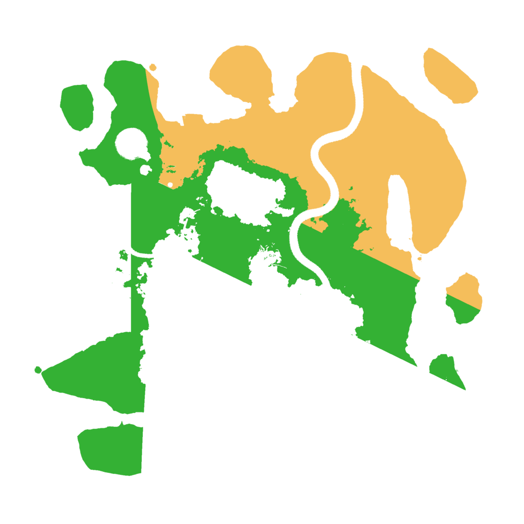 Biome Rust Map: Procedural Map, Size: 3000, Seed: 1616765485