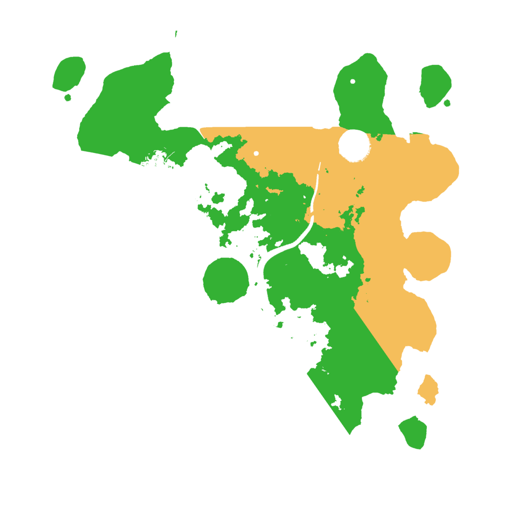 Biome Rust Map: Procedural Map, Size: 3000, Seed: 214770850