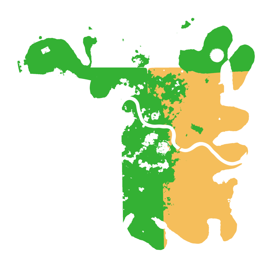 Biome Rust Map: Procedural Map, Size: 3500, Seed: 1790006461