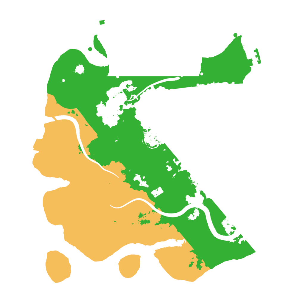 Biome Rust Map: Procedural Map, Size: 3000, Seed: 39976