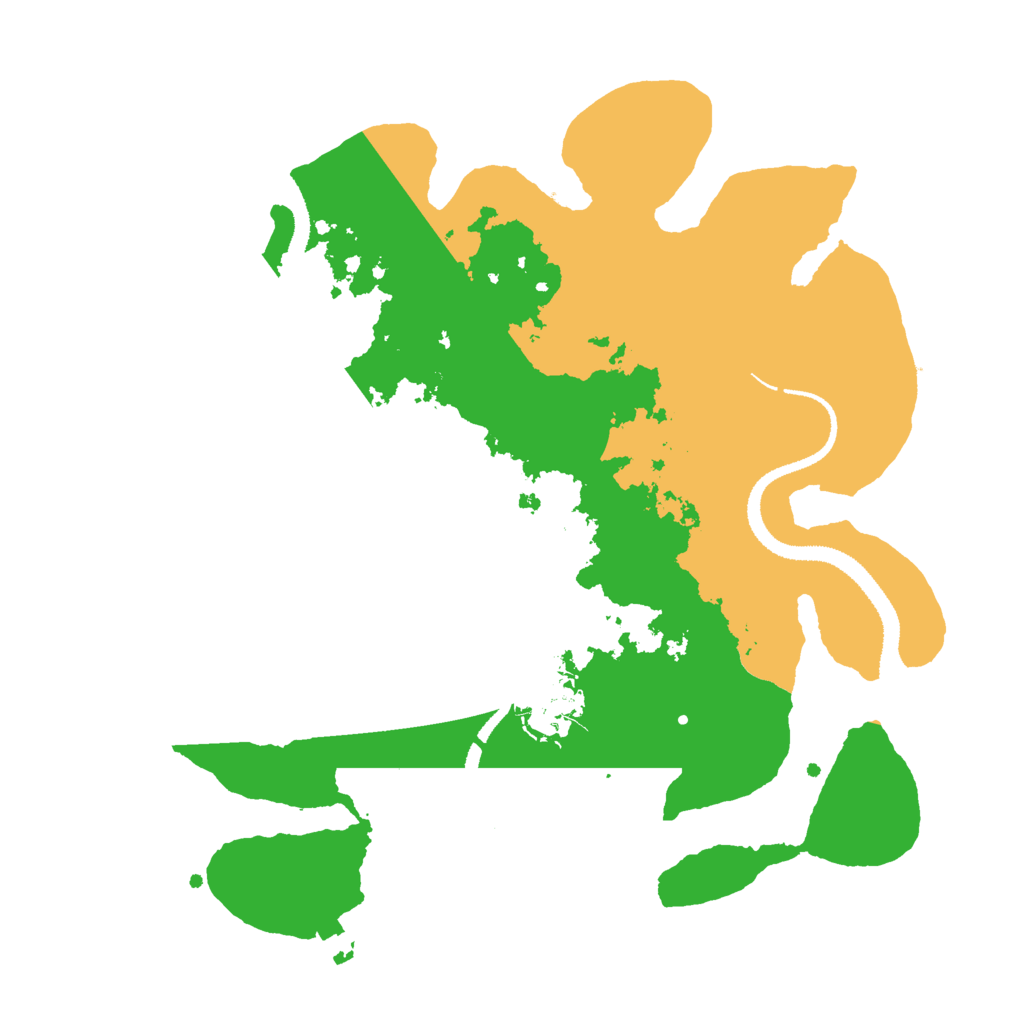 Biome Rust Map: Procedural Map, Size: 3000, Seed: 648413948