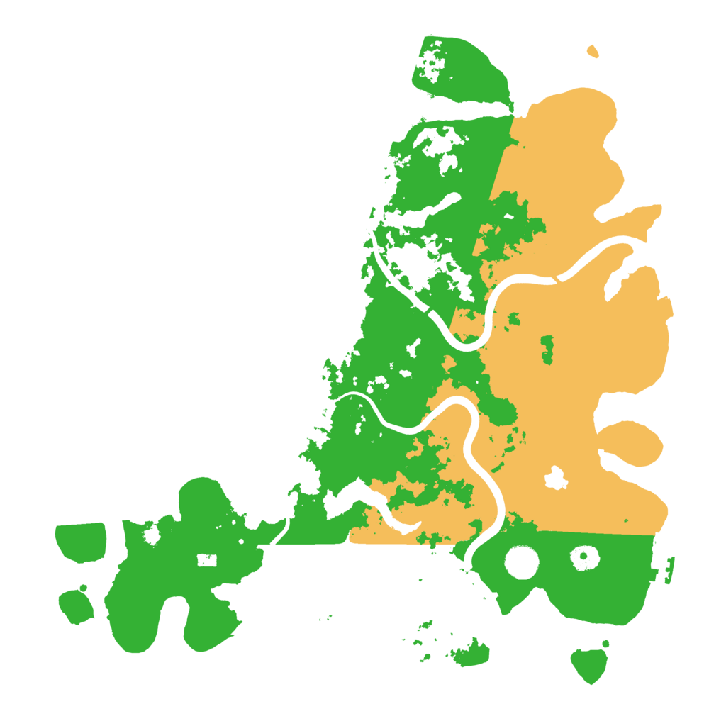 Biome Rust Map: Procedural Map, Size: 4000, Seed: 79436