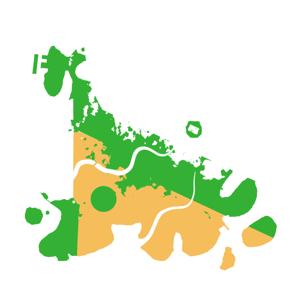 Biome Rust Map: Procedural Map, Size: 3000, Seed: 1233123705