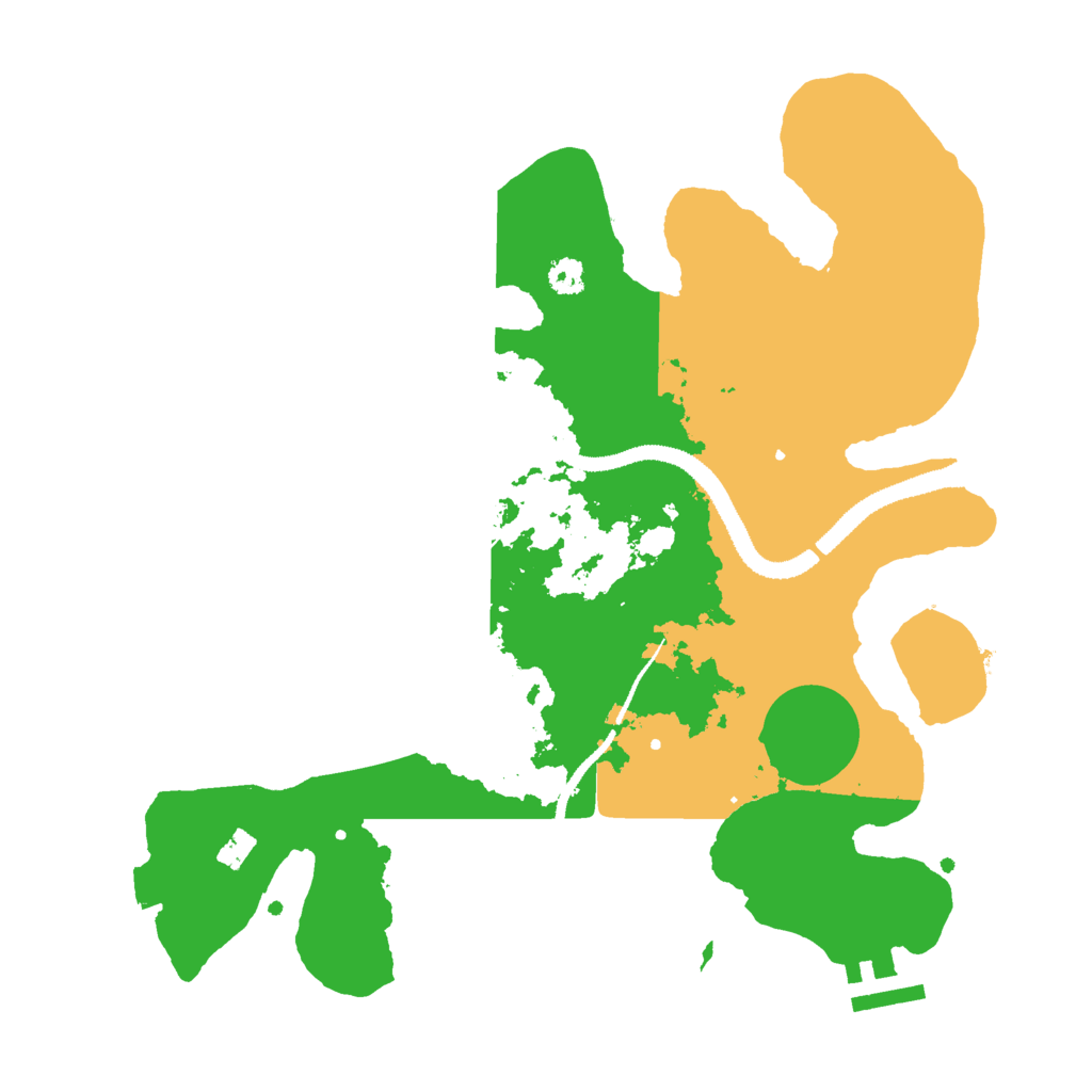 Biome Rust Map: Procedural Map, Size: 3000, Seed: 1171216613
