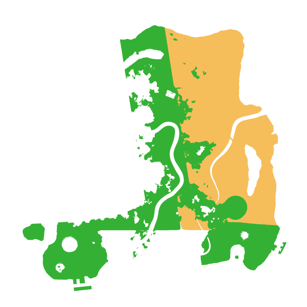 Biome Rust Map: Procedural Map, Size: 3500, Seed: 785137734