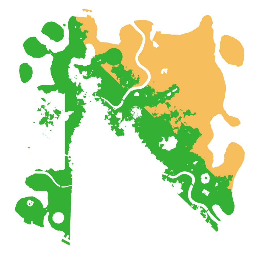 Biome Rust Map: Procedural Map, Size: 4000, Seed: 1436704708