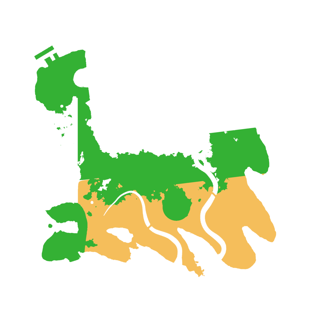 Biome Rust Map: Procedural Map, Size: 3000, Seed: 1968143430