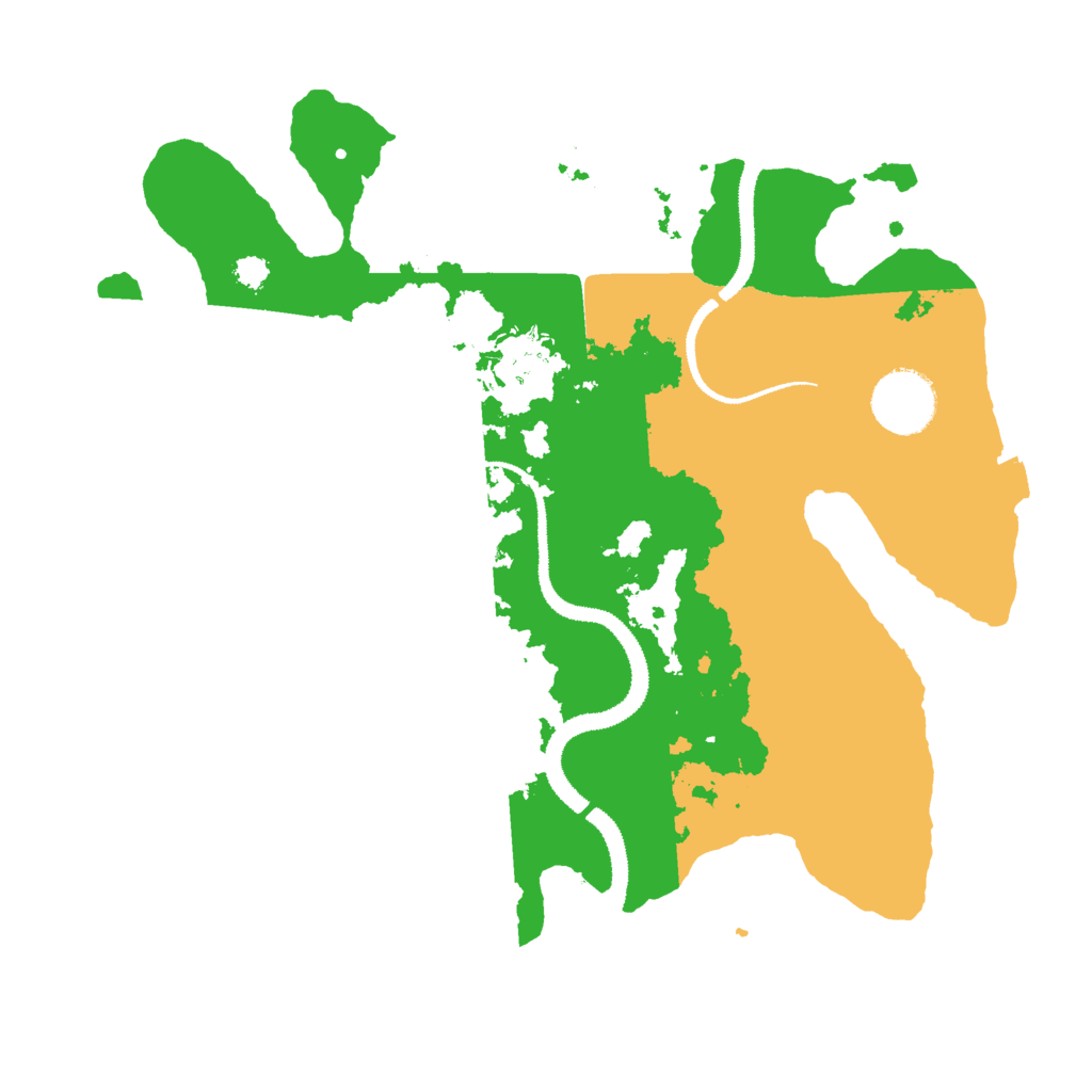 Biome Rust Map: Procedural Map, Size: 3000, Seed: 1376277800