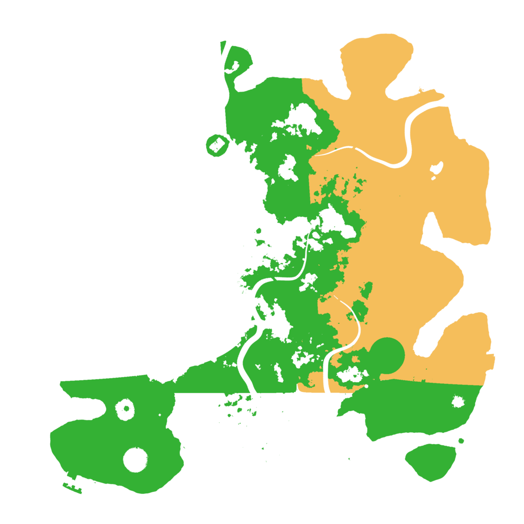 Biome Rust Map: Procedural Map, Size: 3900, Seed: 174398065