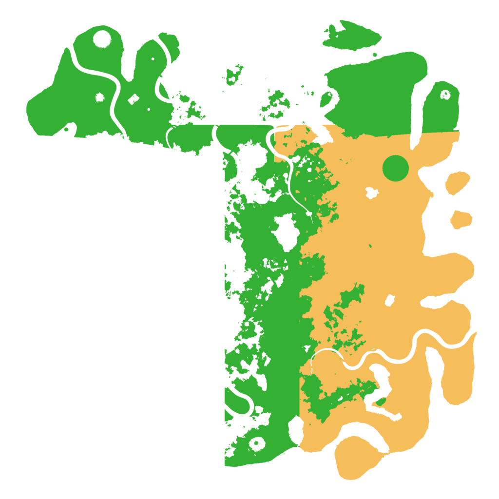 Biome Rust Map: Procedural Map, Size: 5000, Seed: 1609138698