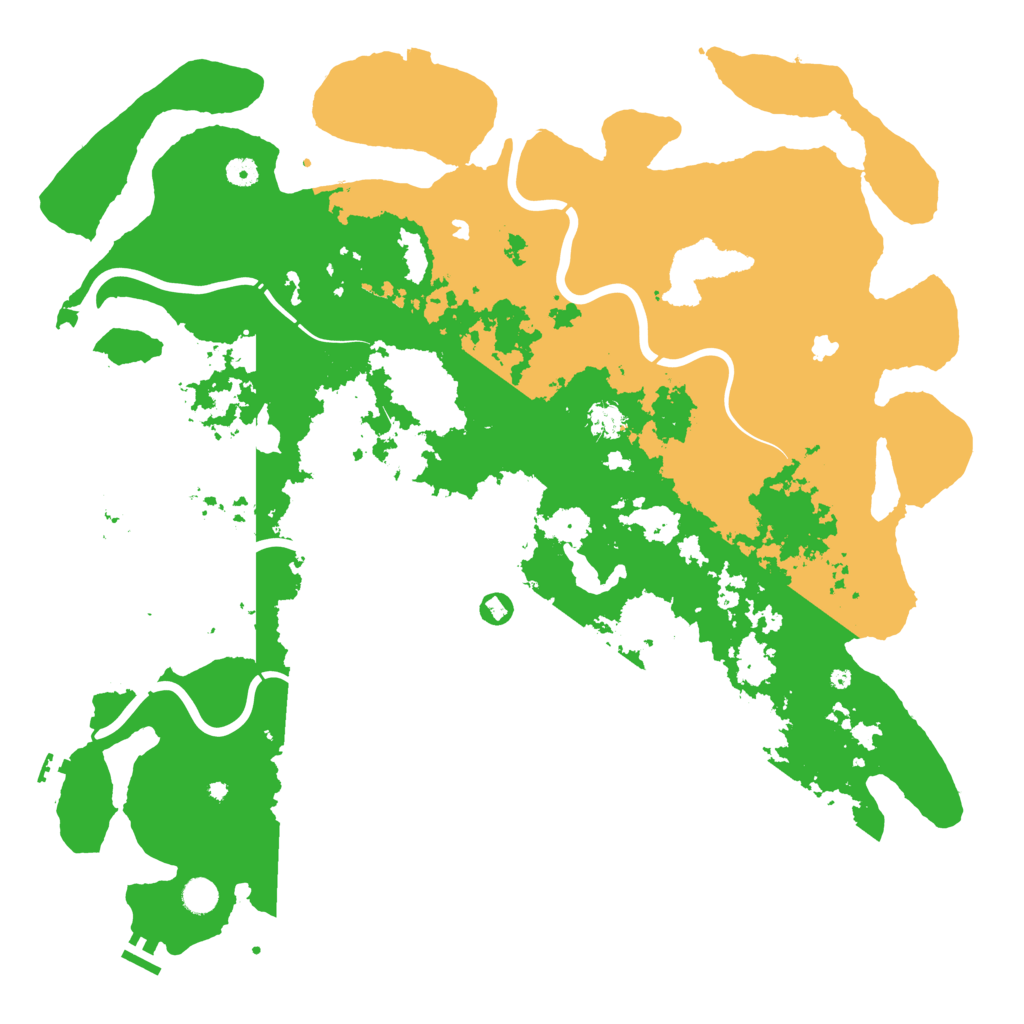 Biome Rust Map: Procedural Map, Size: 5000, Seed: 2147157179