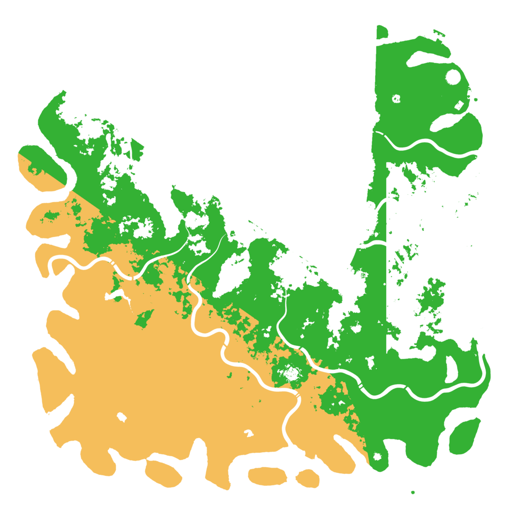 Biome Rust Map: Procedural Map, Size: 6000, Seed: 93278