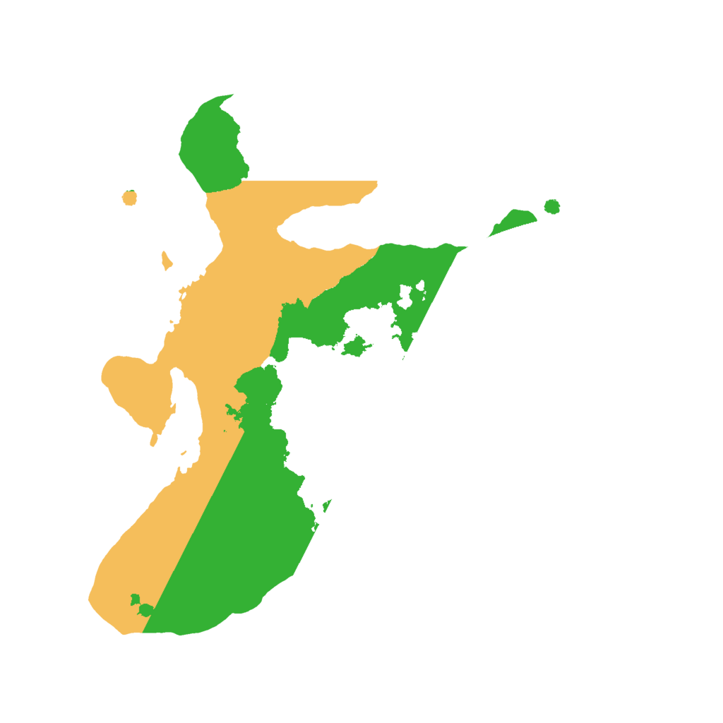Biome Rust Map: Procedural Map, Size: 1900, Seed: 300607