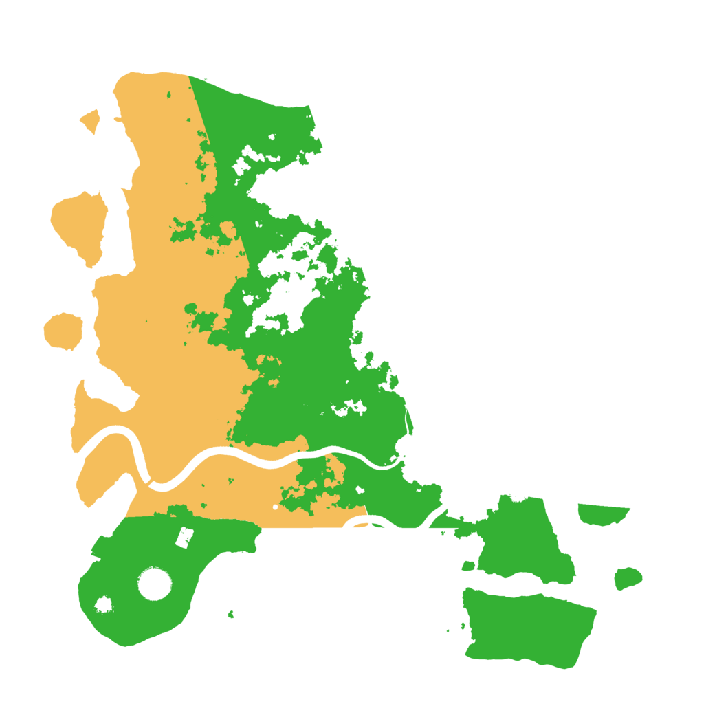 Biome Rust Map: Procedural Map, Size: 3750, Seed: 6223096