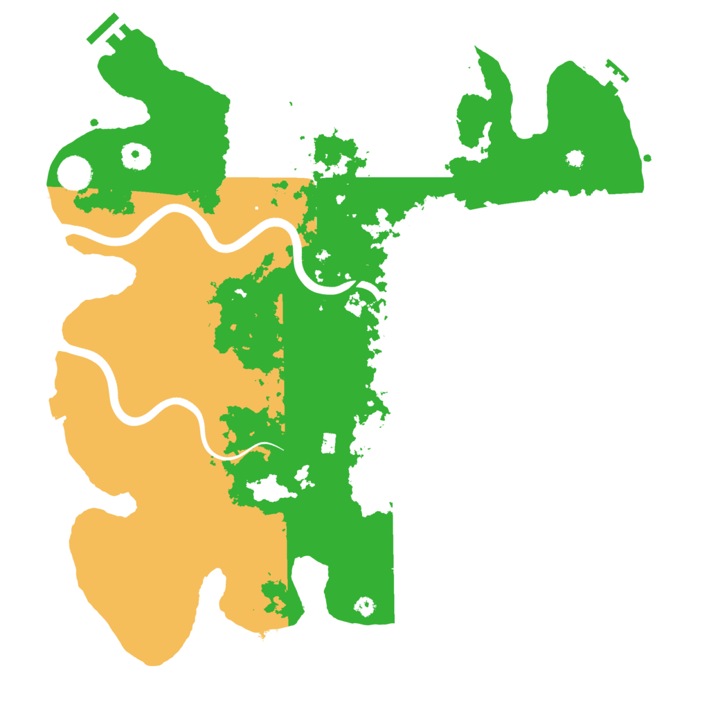 Biome Rust Map: Procedural Map, Size: 3700, Seed: 1547222461