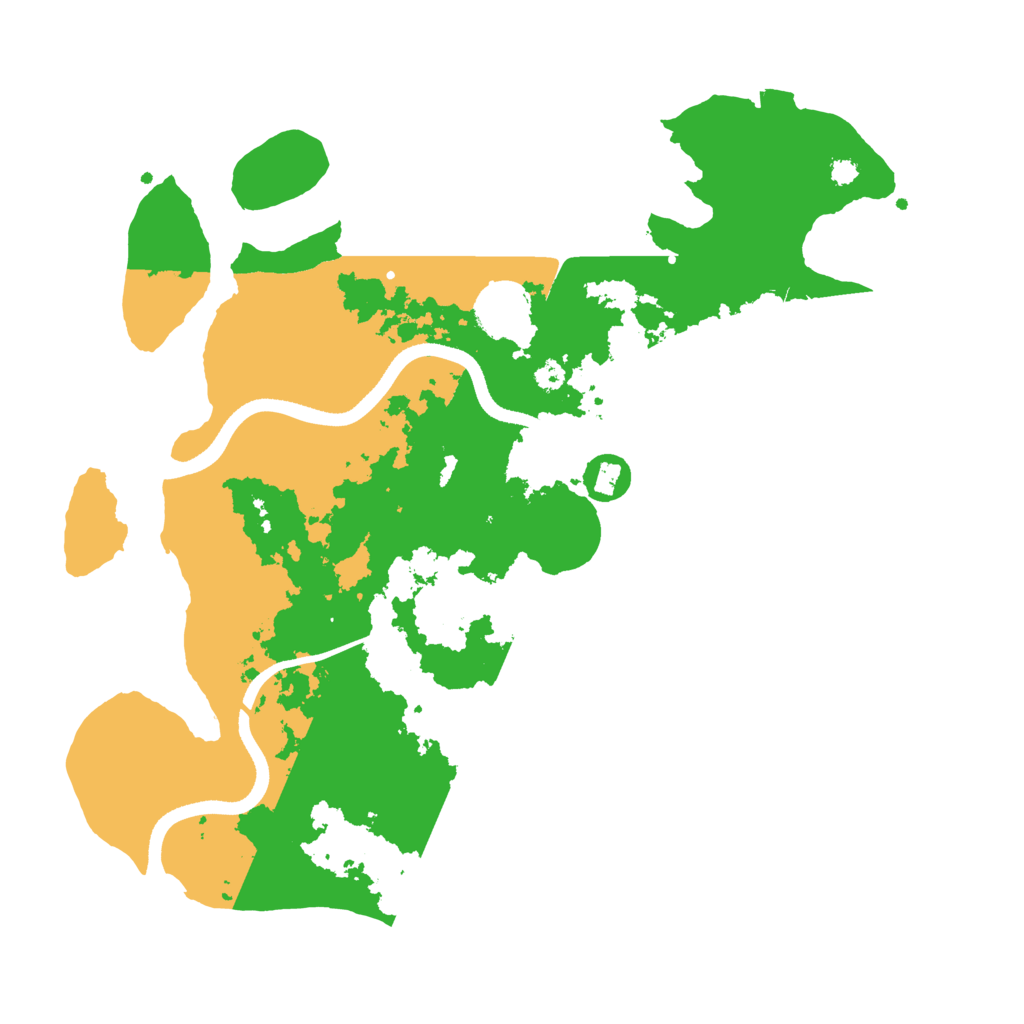 Biome Rust Map: Procedural Map, Size: 3500, Seed: 1064520161