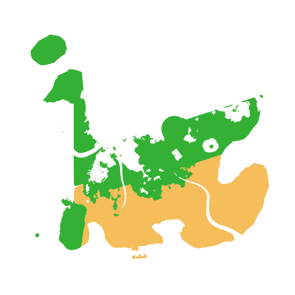 Biome Rust Map: Procedural Map, Size: 3000, Seed: 26064