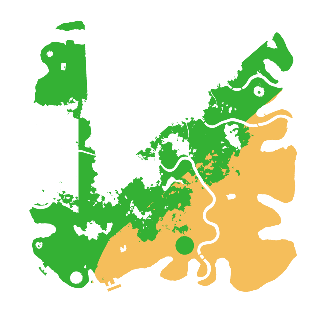 Biome Rust Map: Procedural Map, Size: 4500, Seed: 1018168860