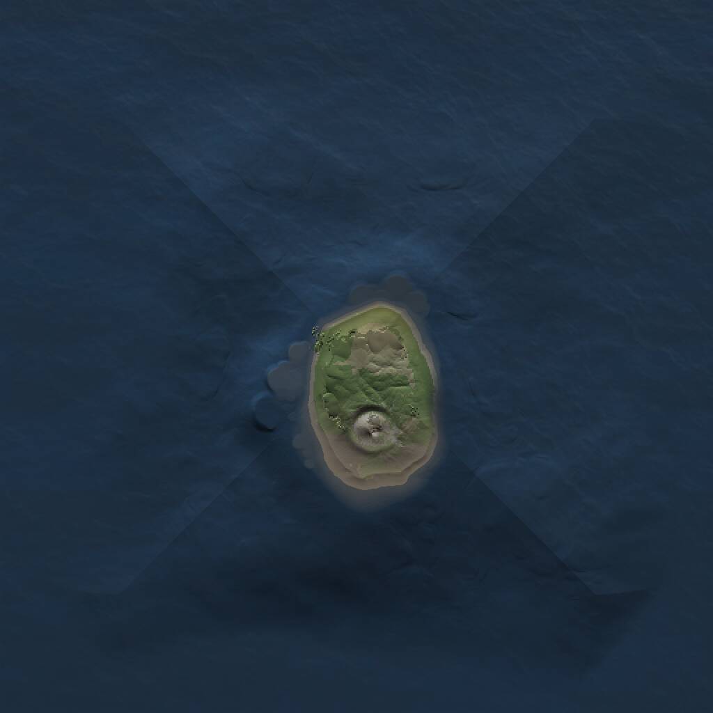 Rust Map: Procedural Map, Size: 1000, Seed: 1561484315, 1 Monuments