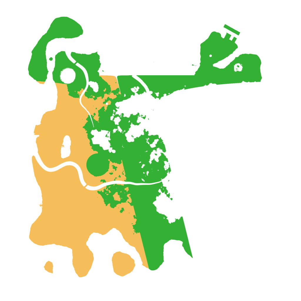 Biome Rust Map: Procedural Map, Size: 3500, Seed: 1893427