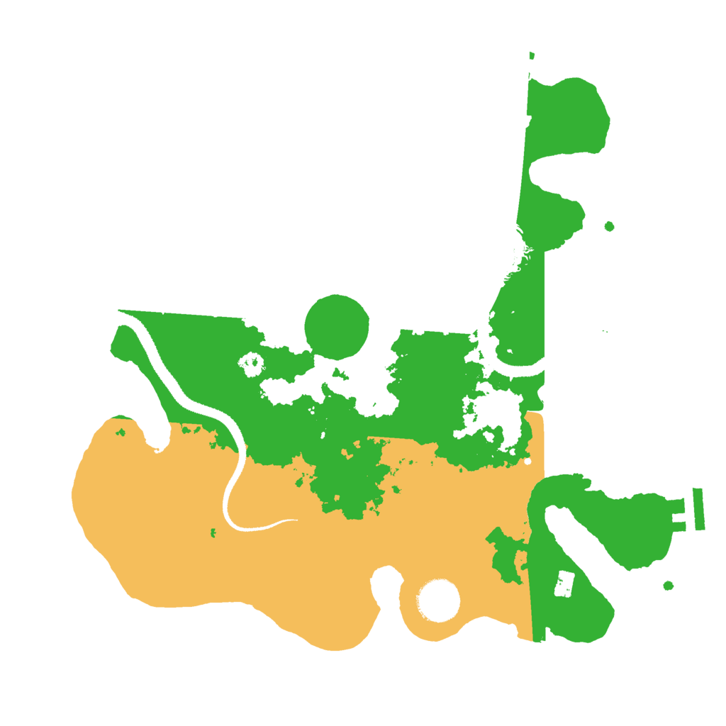 Biome Rust Map: Procedural Map, Size: 3000, Seed: 237492002