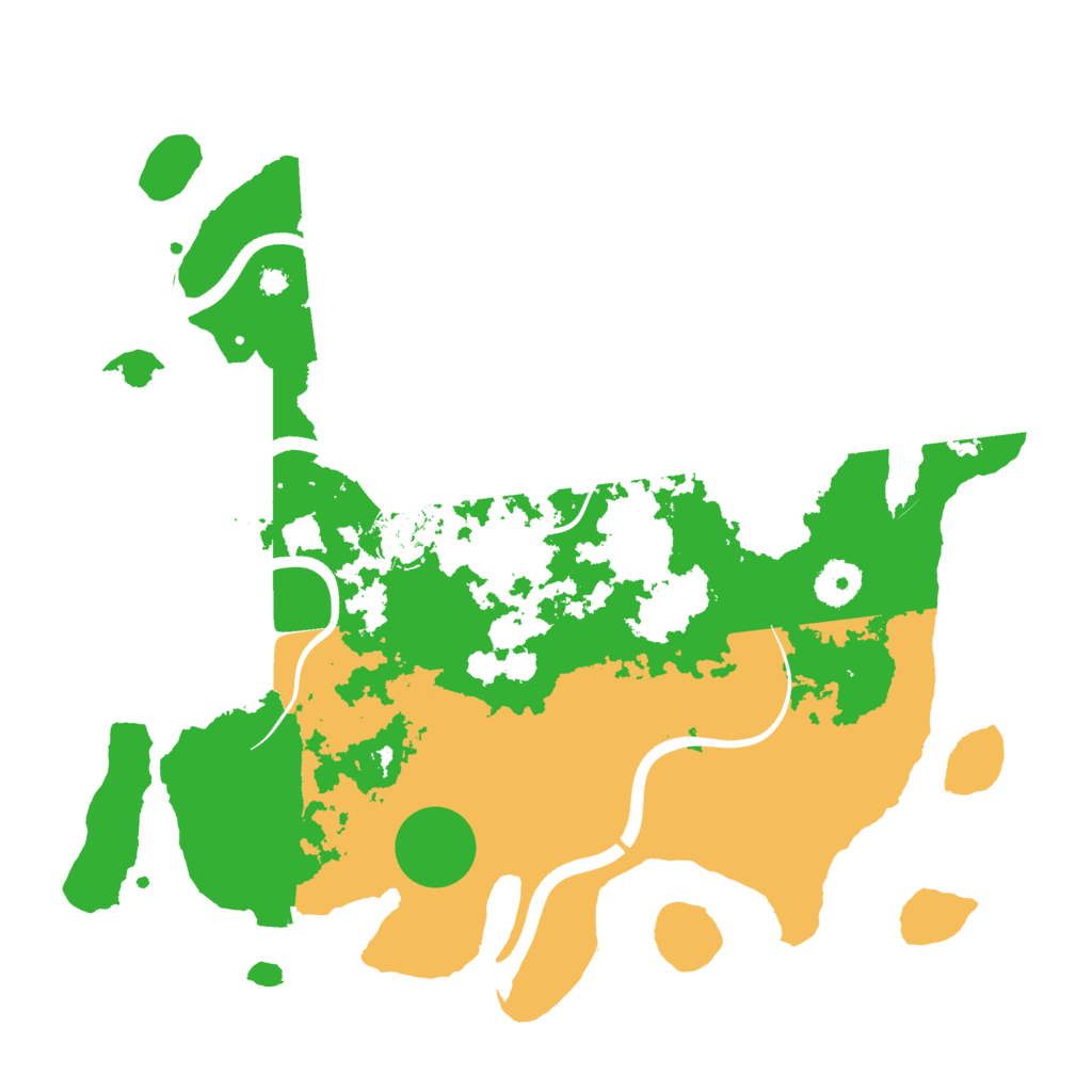 Biome Rust Map: Procedural Map, Size: 3568, Seed: 4666