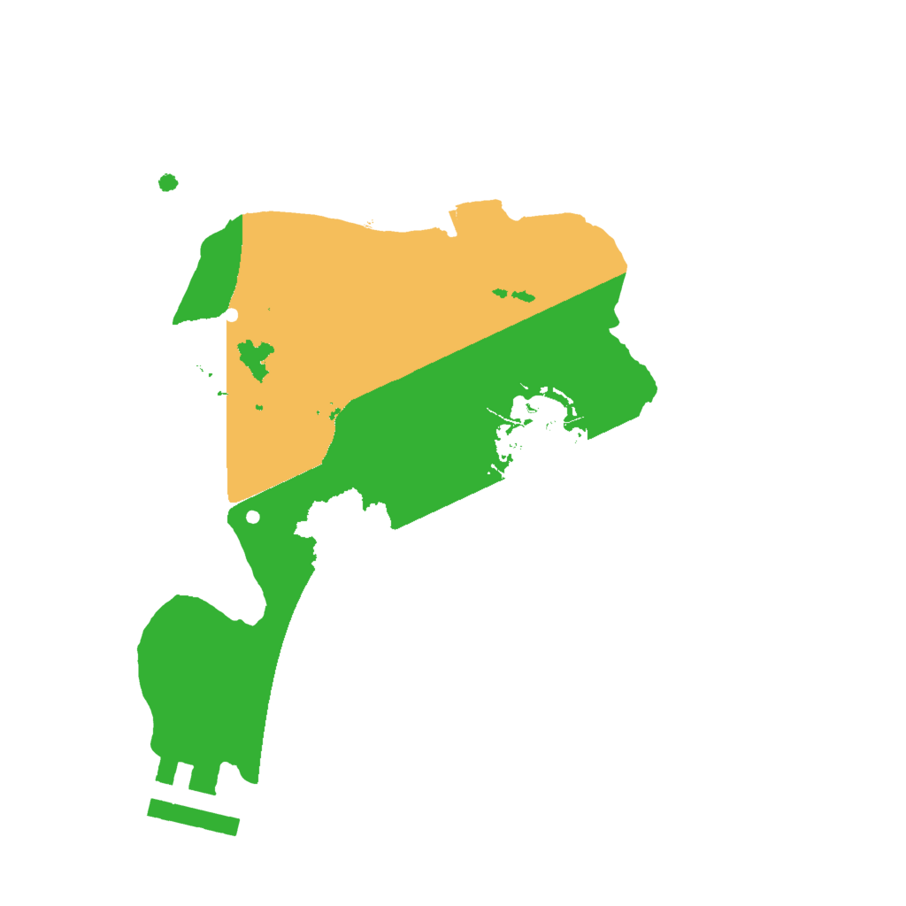 Biome Rust Map: Procedural Map, Size: 2000, Seed: 1255859050