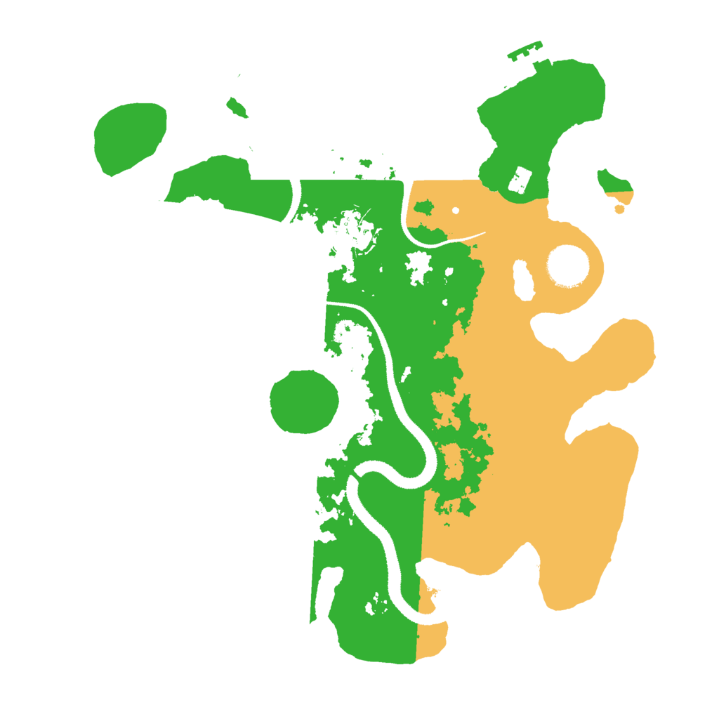 Biome Rust Map: Procedural Map, Size: 3000, Seed: 1389090247