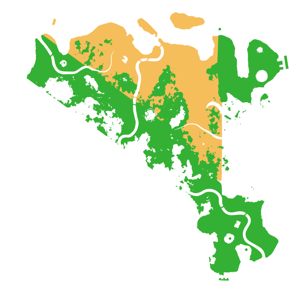 Biome Rust Map: Procedural Map, Size: 4500, Seed: 1828943827