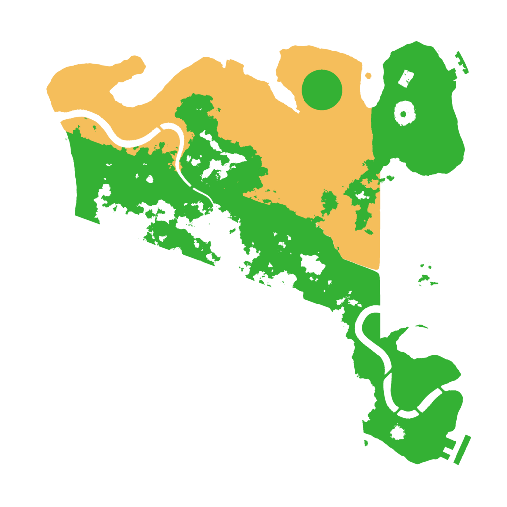 Biome Rust Map: Procedural Map, Size: 3300, Seed: 1485593492