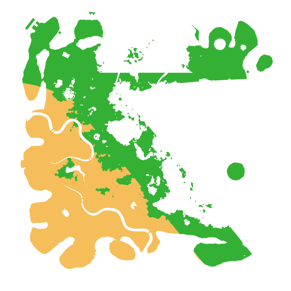 Biome Rust Map: Procedural Map, Size: 4500, Seed: 1336629869