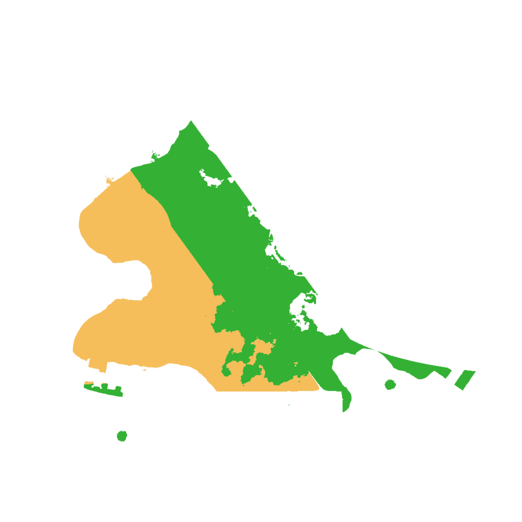 Biome Rust Map: Procedural Map, Size: 2000, Seed: 1923708403