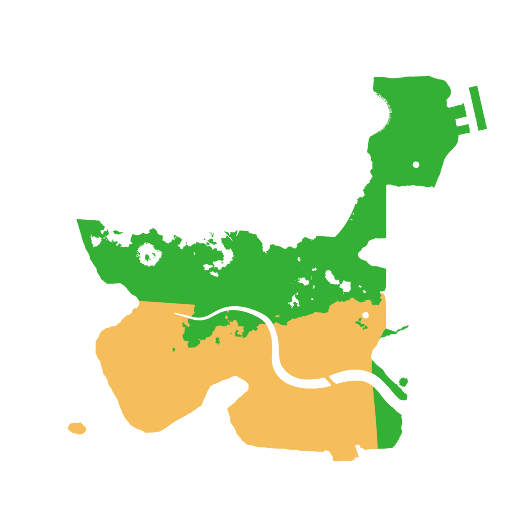 Biome Rust Map: Procedural Map, Size: 2350, Seed: 87492680