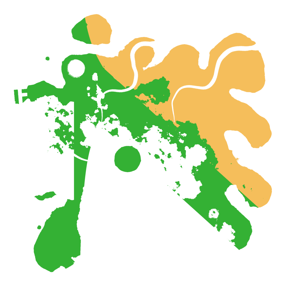 Biome Rust Map: Procedural Map, Size: 3000, Seed: 1739437195