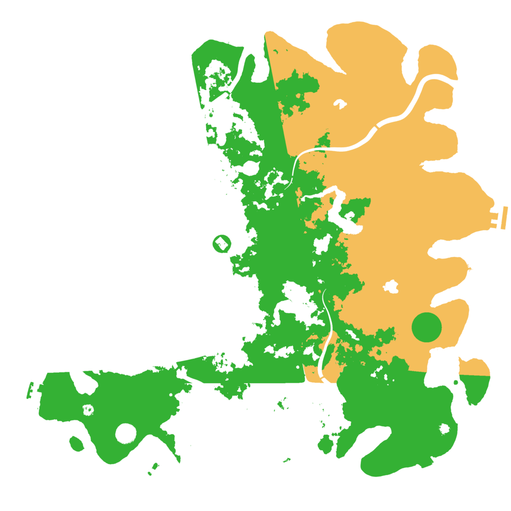 Biome Rust Map: Procedural Map, Size: 4500, Seed: 5094713