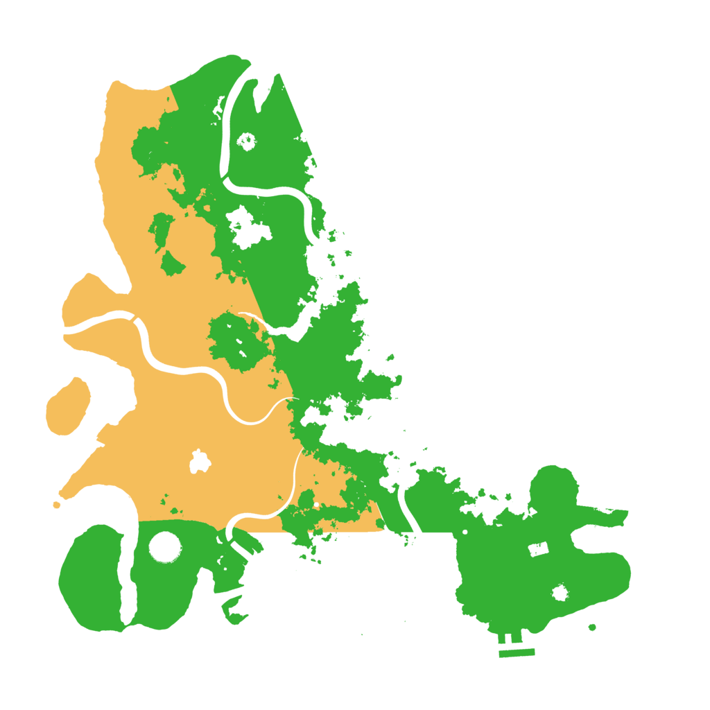 Biome Rust Map: Procedural Map, Size: 4000, Seed: 36846