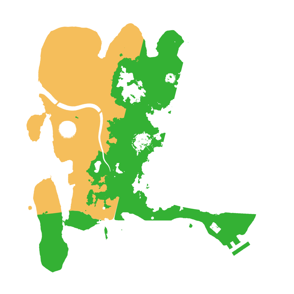 Biome Rust Map: Procedural Map, Size: 3000, Seed: 1577899240