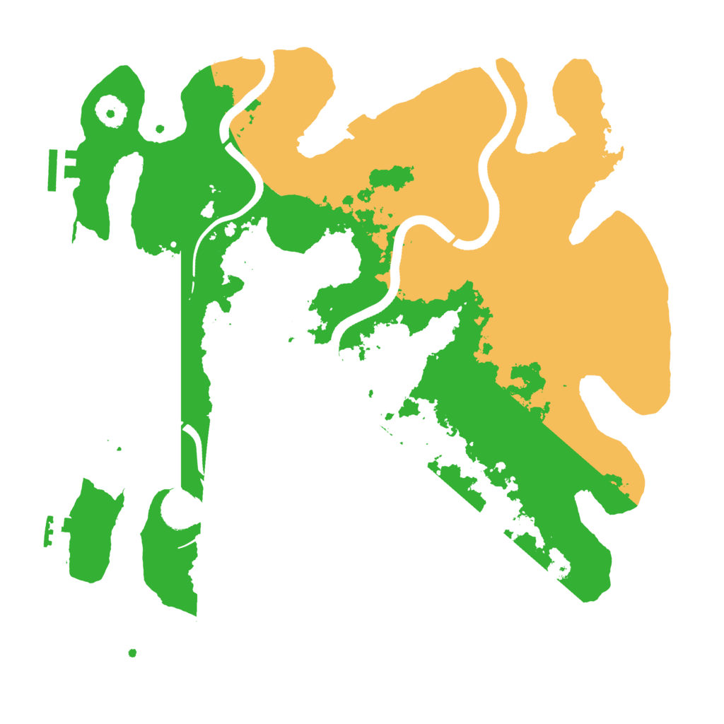 Biome Rust Map: Procedural Map, Size: 3500, Seed: 948641177
