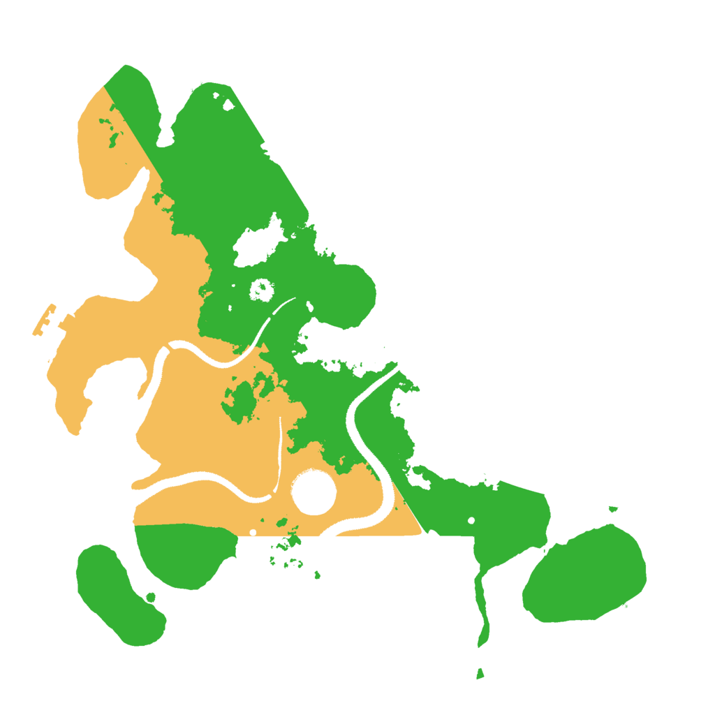 Biome Rust Map: Procedural Map, Size: 3000, Seed: 1623097675