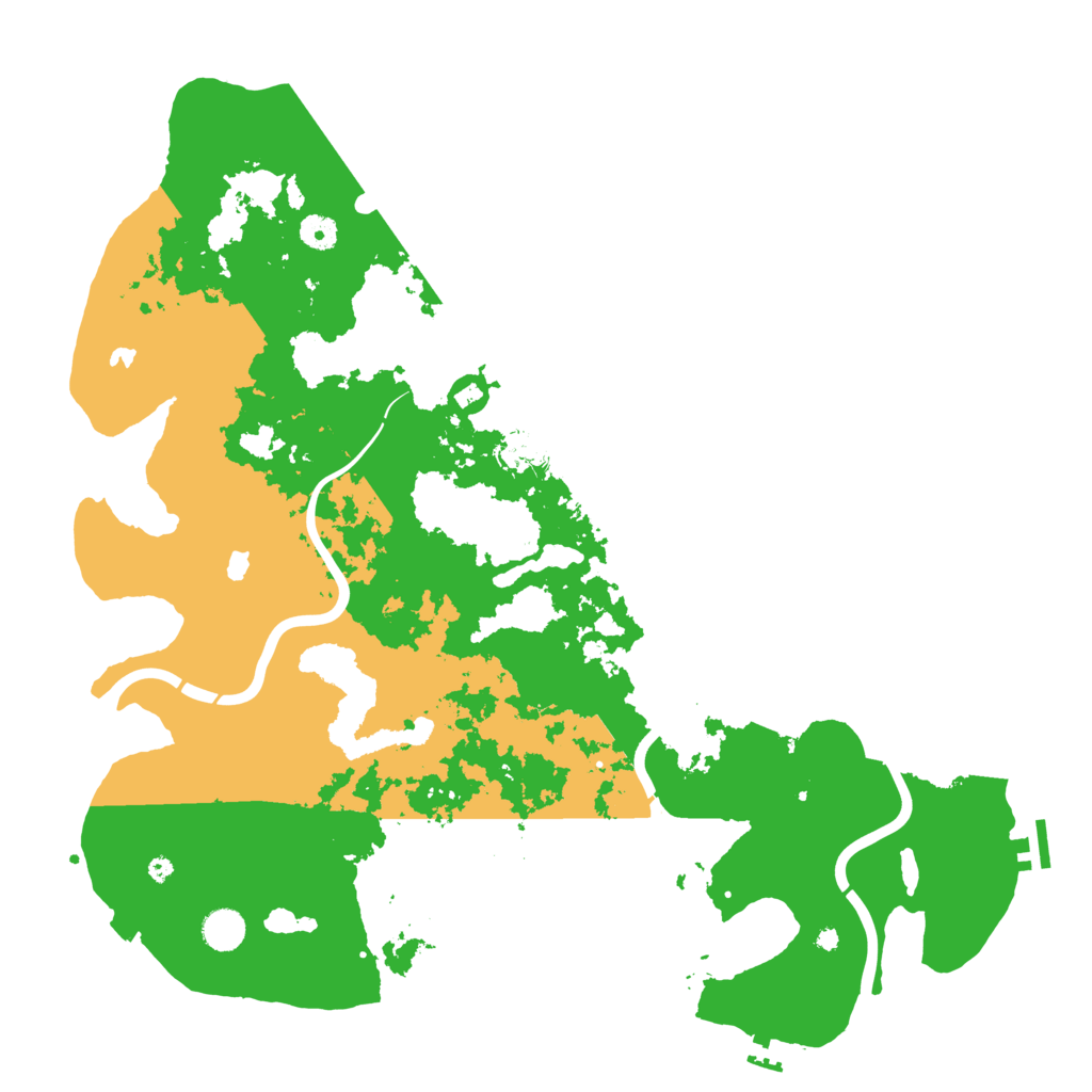 Biome Rust Map: Procedural Map, Size: 4500, Seed: 165987432