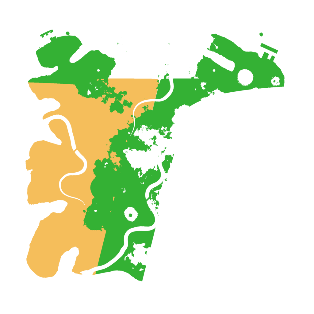 Biome Rust Map: Procedural Map, Size: 3500, Seed: 1024058173